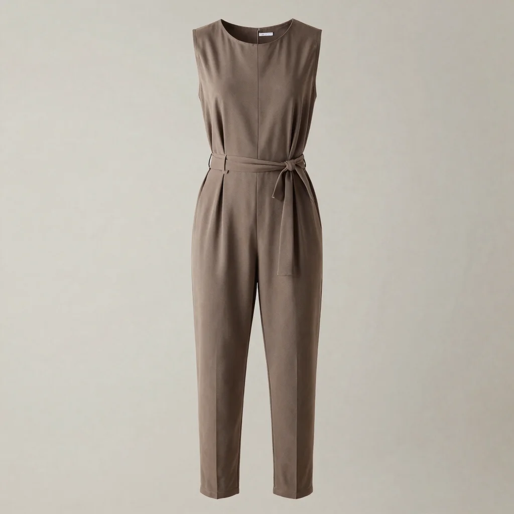 Gathered Form Jumpsuit